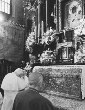 black madonna pope john paul